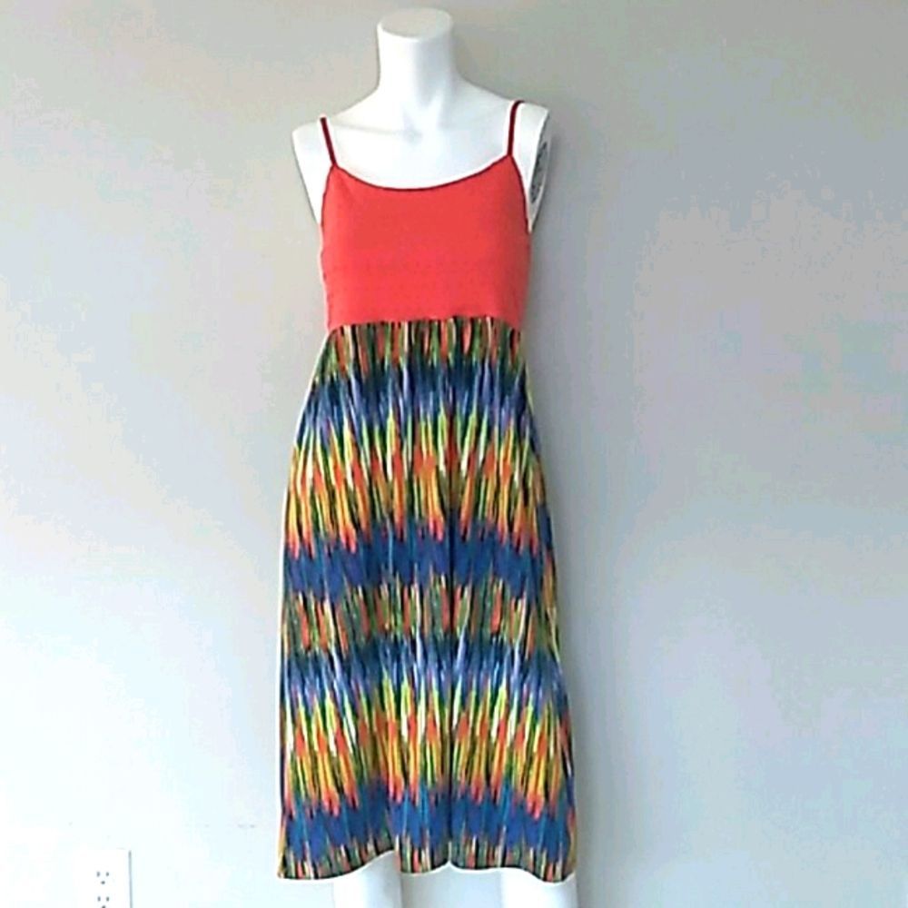 Kandy Kiss Multicolor Sun Dress. Size Small